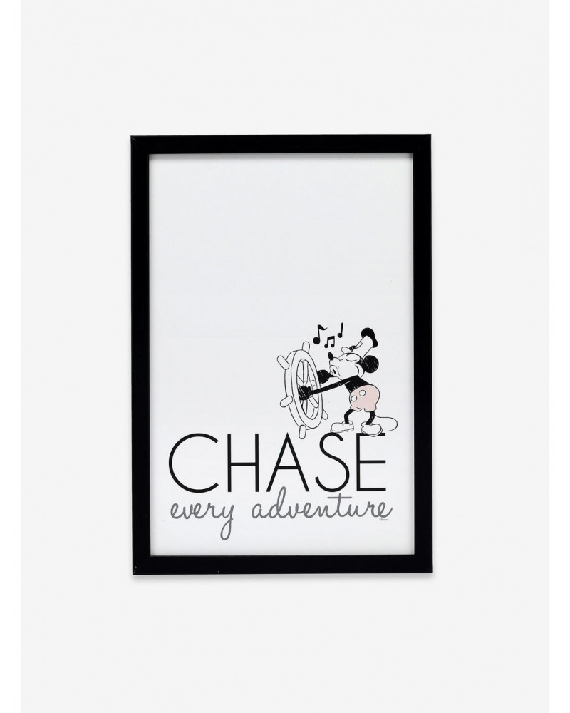 Disney Mickey Mouse Chase Every Adventure Wood Wall Decor $12.22 Décor