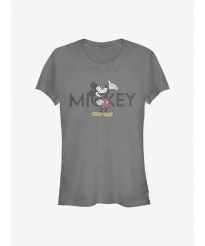 Disney Mickey Mouse Vintage Mickey Girls T-Shirt $8.37 T-Shirts