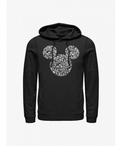 Disney Mickey Mouse Mickey Icons Fill Hoodie $16.52 Hoodies