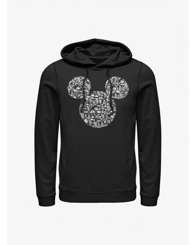 Disney Mickey Mouse Mickey Icons Fill Hoodie $16.52 Hoodies