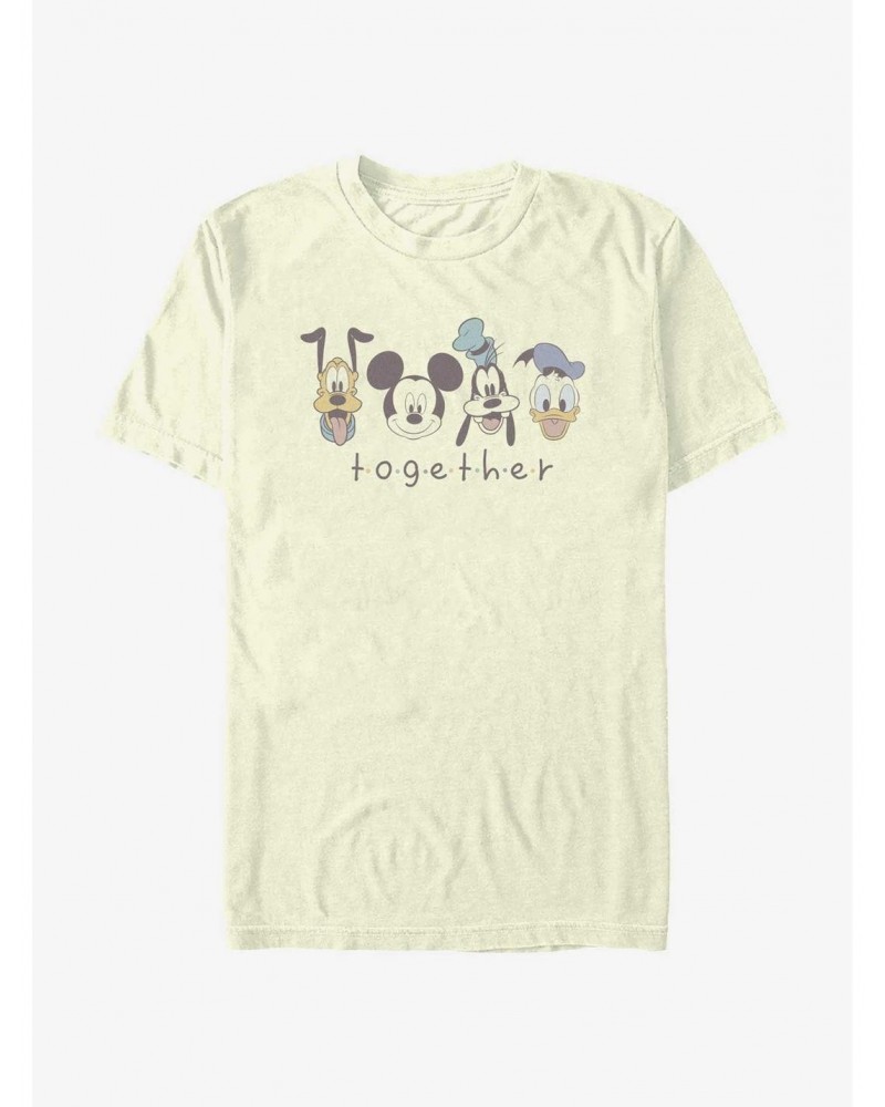 Disney Mickey Mouse Together Group Heads T-Shirt $8.41 T-Shirts