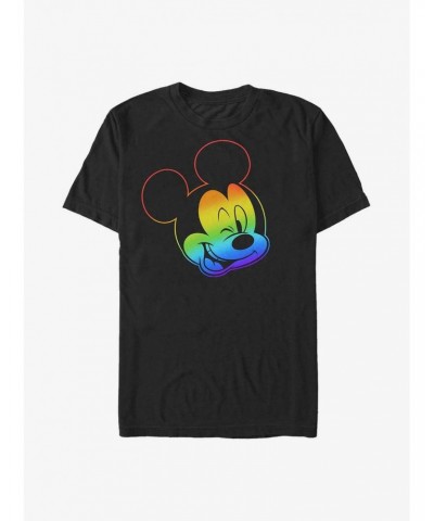 Disney Mickey Mouse Rainbow Mickey T-Shirt $8.99 T-Shirts