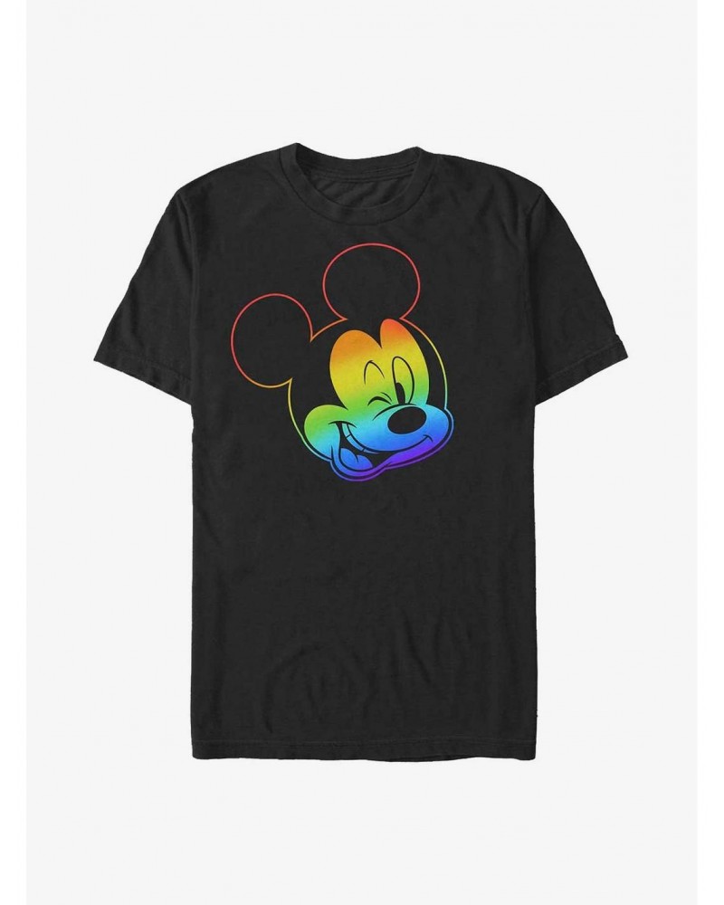 Disney Mickey Mouse Rainbow Mickey T-Shirt $8.99 T-Shirts