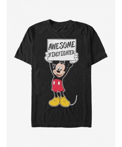 Disney Mickey Mouse Mickey Awesome Firefighter T-Shirt $6.50 T-Shirts