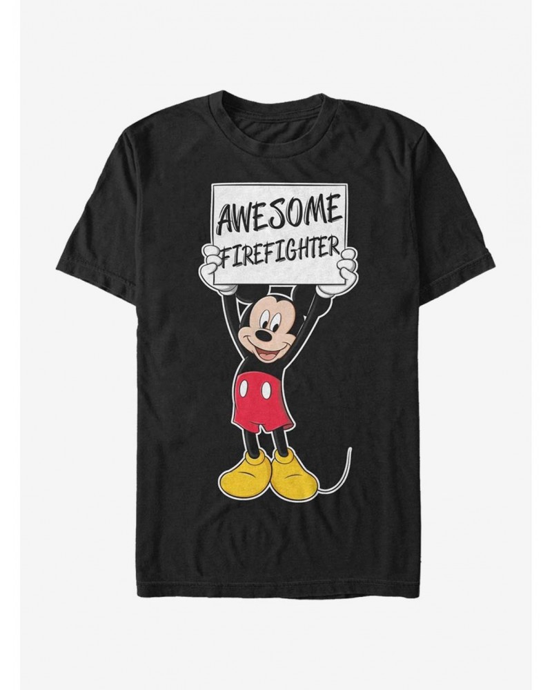 Disney Mickey Mouse Mickey Awesome Firefighter T-Shirt $6.50 T-Shirts