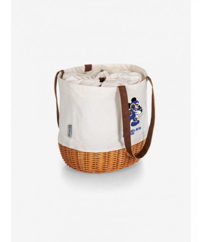 Disney Mickey Mouse NFL Los Angeles Rams Canvas Willow Basket Tote $22.72 Totes