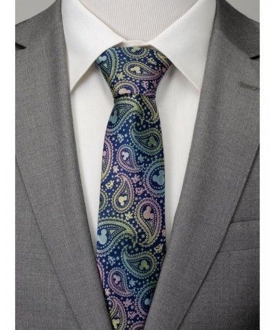 Disney Mickey Mouse Silhouette Iridescent Navy Tie $28.76 Ties