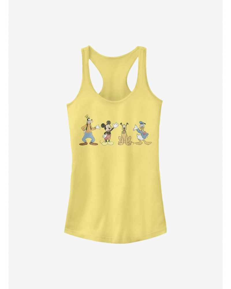 Disney Mickey Mouse Disney Mickey Mouse Group Girls Tank $8.76 Tanks