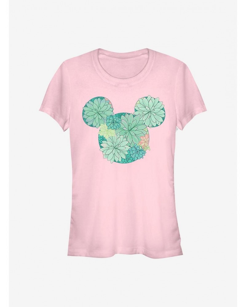 Disney Mickey Mouse Succulents Girls T-Shirt $9.96 T-Shirts