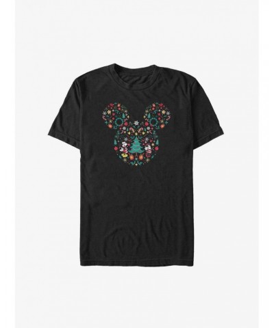 Disney Mickey Mouse Christmas Icon Ear Big & Tall T-Shirt $9.09 T-Shirts