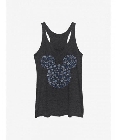 Disney Mickey Mouse Mickey Ear Snowflakes Girls Tank $8.91 Tanks