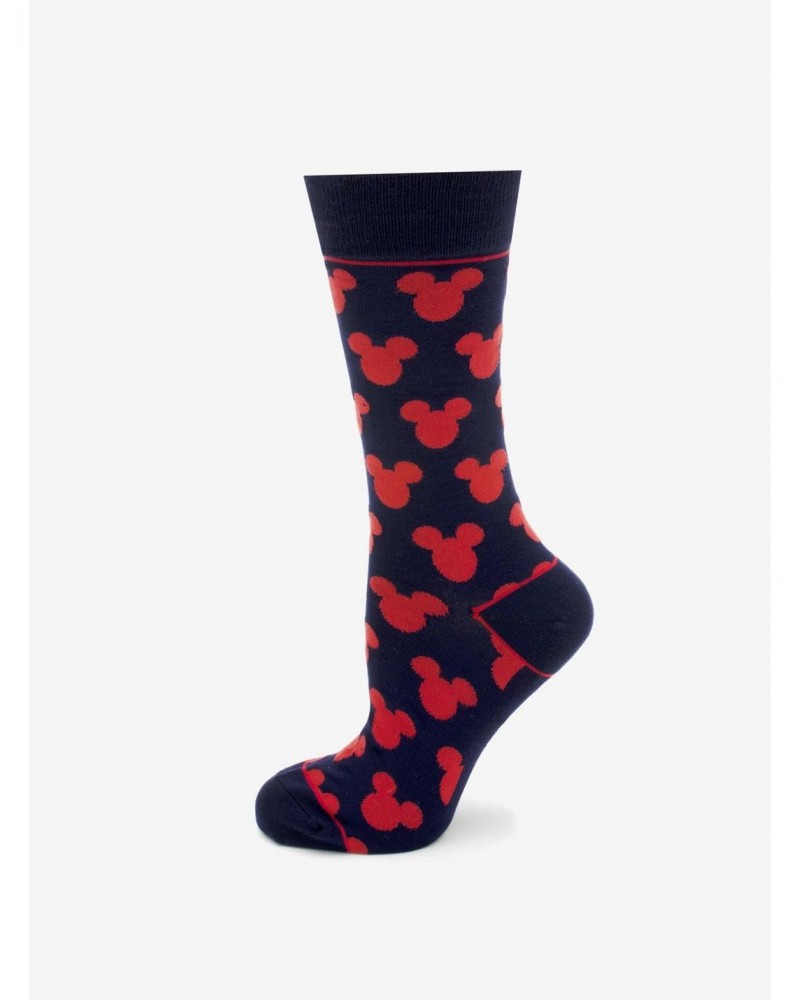 Disney Mickey Mouse Silhouette Blue Socks $5.97 Socks