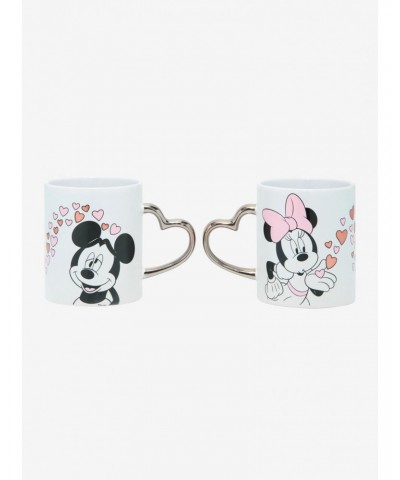 Disney Mickey Mouse & Minnie Mouse Heart Mug Set $8.76 Mug Set