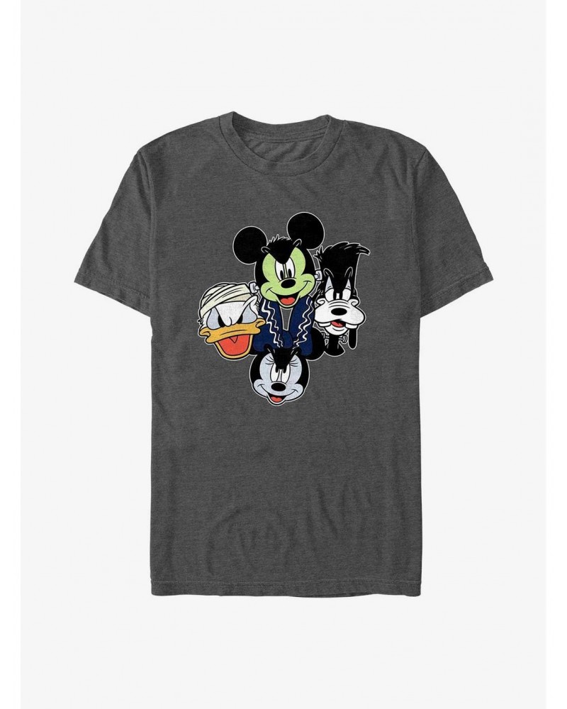 Disney Mickey Mouse Halloween Heads T-Shirt $8.41 T-Shirts