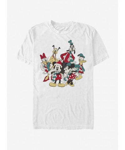 Disney Mickey Mouse Holiday Group T-Shirt $5.93 T-Shirts