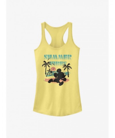 Disney Mickey Mouse Summer Vibes Mickey Girls Tank $7.17 Tanks