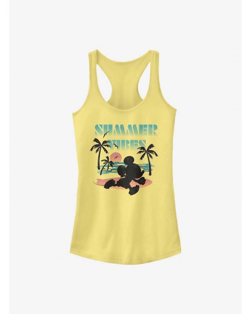 Disney Mickey Mouse Summer Vibes Mickey Girls Tank $7.17 Tanks