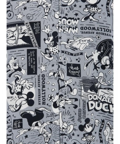 Our Universe Disney100 Mickey Mouse And Friends Vintage Woven Button-Up $10.78 Button-Up