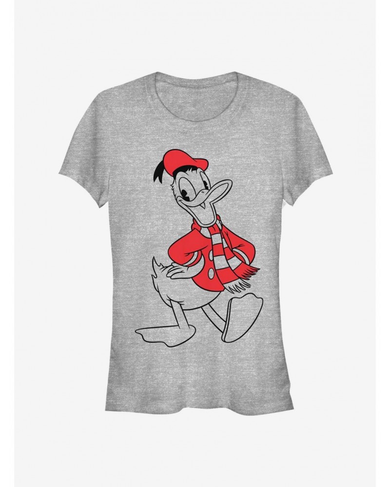 Disney Donald Holiday Outline Classic Girls T-Shirt $9.36 T-Shirts