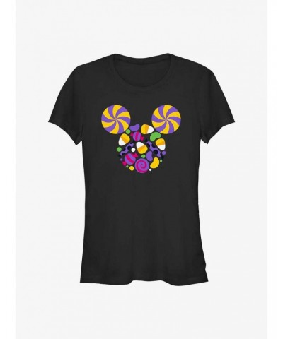 Disney Mickey Mouse Candy Head Girls T-Shirt $8.37 T-Shirts