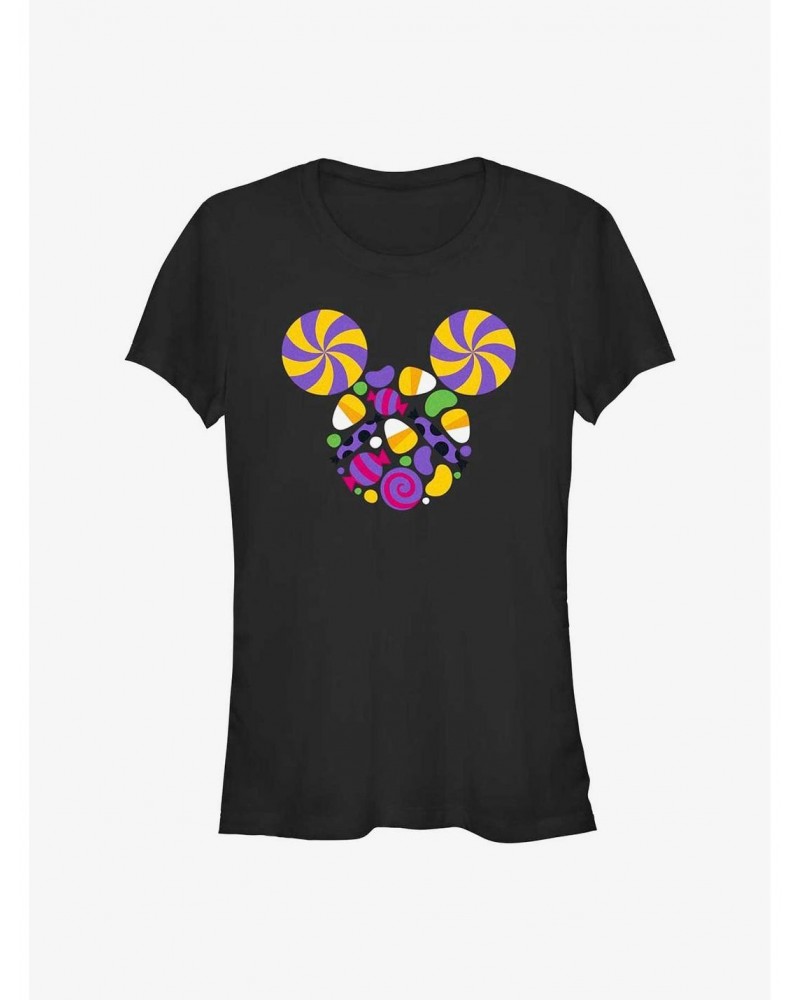 Disney Mickey Mouse Candy Head Girls T-Shirt $8.37 T-Shirts