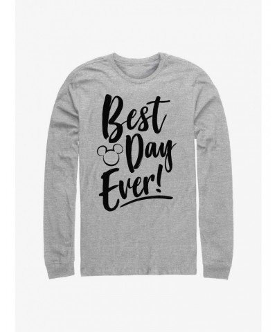 Disney Mickey Mouse Best Day Long-Sleeve T-Shirt $11.84 T-Shirts