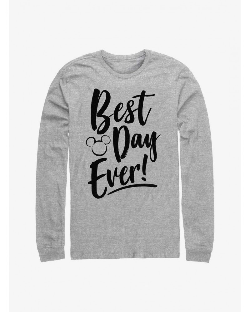 Disney Mickey Mouse Best Day Long-Sleeve T-Shirt $11.84 T-Shirts