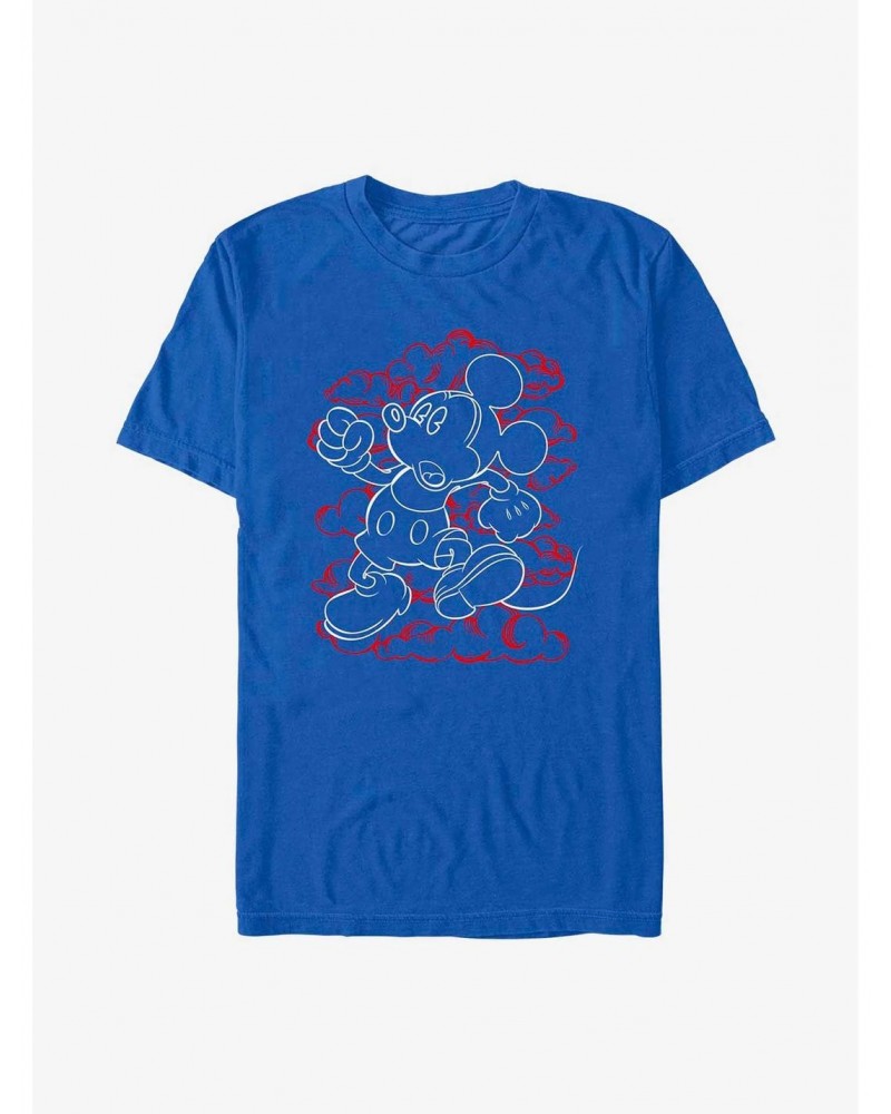 Disney Mickey Mouse In The Clouds T-Shirt $6.31 T-Shirts