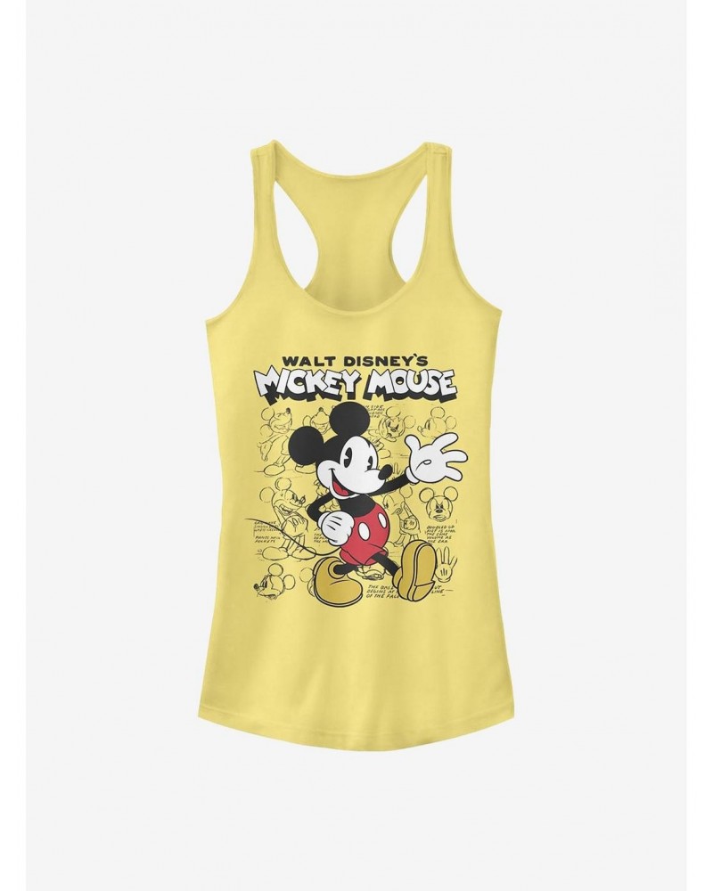 Disney Mickey Mouse Sketchbook Girls Tank $8.76 Tanks