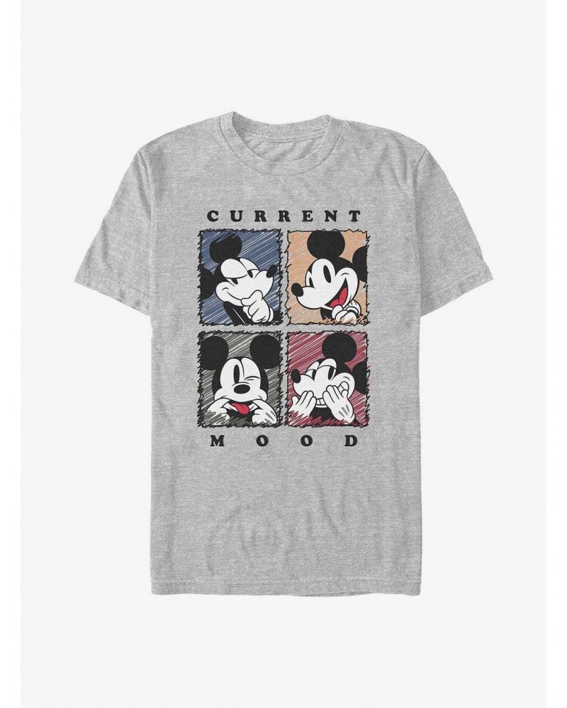 Disney Mickey Mouse Current Mood T-Shirt $8.60 T-Shirts