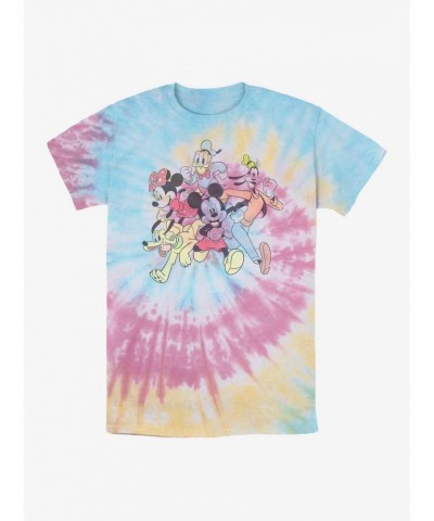 Disney Mickey Mouse Group Run Tie Dye T-Shirt $9.95 T-Shirts