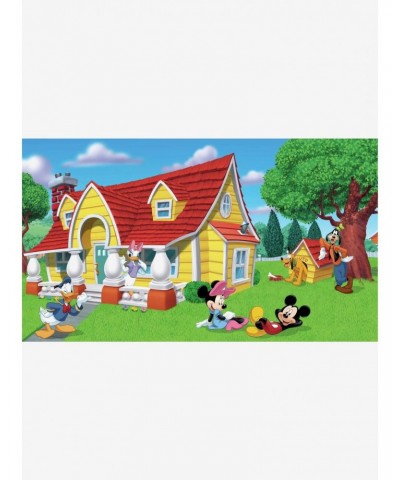 Disney Mickey & Friends Chair Rail Prepasted Mural $65.16 Murals