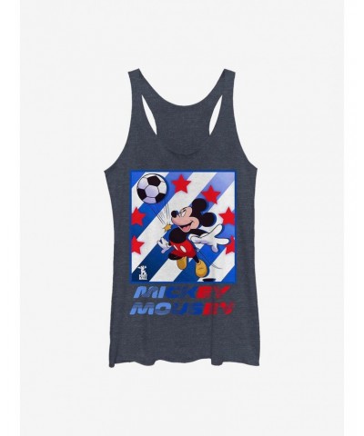 Disney Mickey Mouse Mickey Football Star Girls Tank $9.53 Tanks