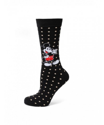 Disney Mickey Mouse Black Polka Dot Socks $9.35 Socks