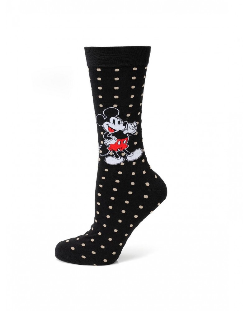 Disney Mickey Mouse Black Polka Dot Socks $9.35 Socks