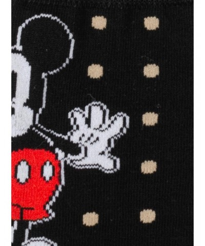 Disney Mickey Mouse Black Polka Dot Socks $9.35 Socks