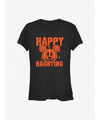 Disney Mickey Mouse Happy Haunting Girls T-Shirt $7.57 T-Shirts