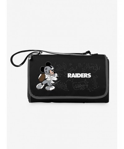 Disney Mickey Mouse NFL Las Vegas Raiders Outdoor Picnic Blanket $14.49 Blankets