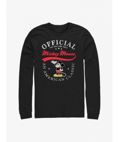 Disney Mickey Mouse Classic Mickey Long-Sleeve T-Shirt $10.26 T-Shirts