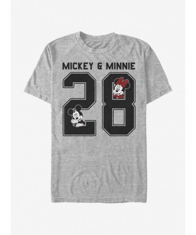 Disney Mickey Mouse Mickey Minnie Collegiate T-Shirt $7.27 T-Shirts