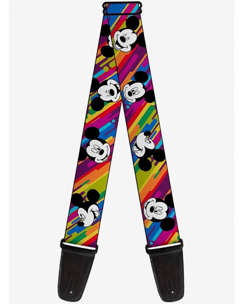 Disney Mickey Mouse Expressions Multicolor Guitar Strap $10.71 Guitar Straps