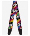 Disney Mickey Mouse Expressions Multicolor Guitar Strap $10.71 Guitar Straps