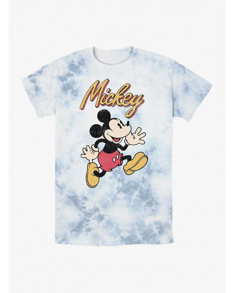 Disney Mickey Mouse Vintage Mickey Tie-Dye T-Shirt $8.70 T-Shirts