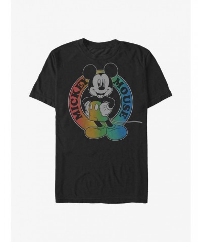 Disney Mickey Mouse Rainbow Mouse T-Shirt $7.65 T-Shirts