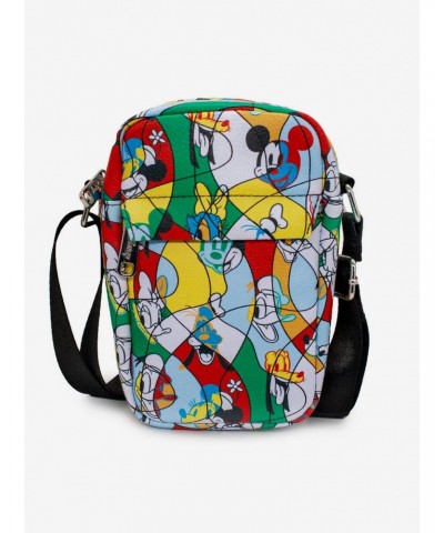 Disney Mickey Mouse The Sensational Six Vegan Leather Crossbody Bag $14.31 Bags