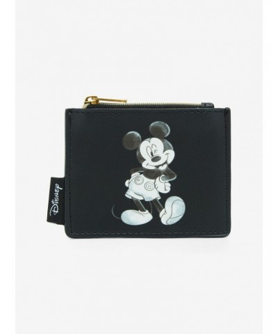 Loungefly Disney Mickey Mouse Black & White Icon Cardholder $5.55 Cardholder