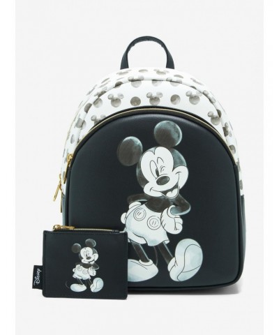 Loungefly Disney Mickey Mouse Black & White Icon Cardholder $5.55 Cardholder