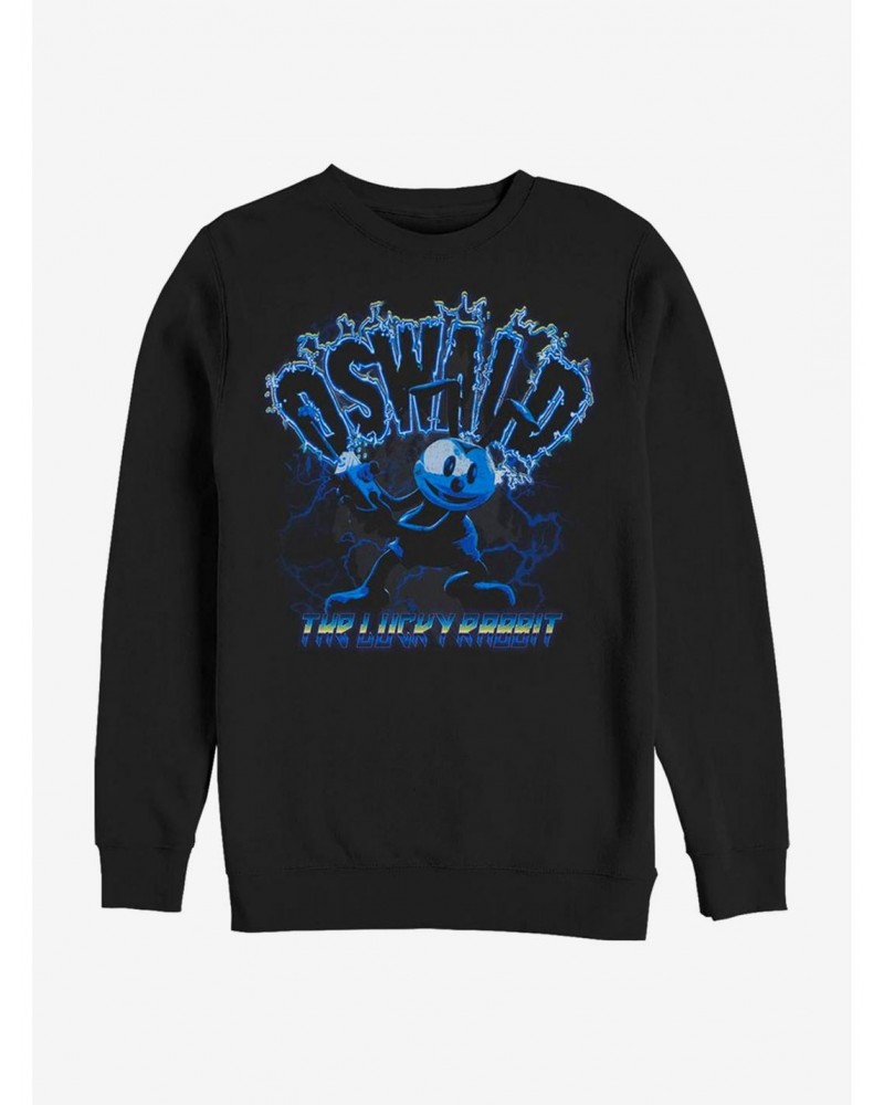 Disney Mickey Mouse Oswald Lightning Crew Sweatshirt $11.81 Sweatshirts