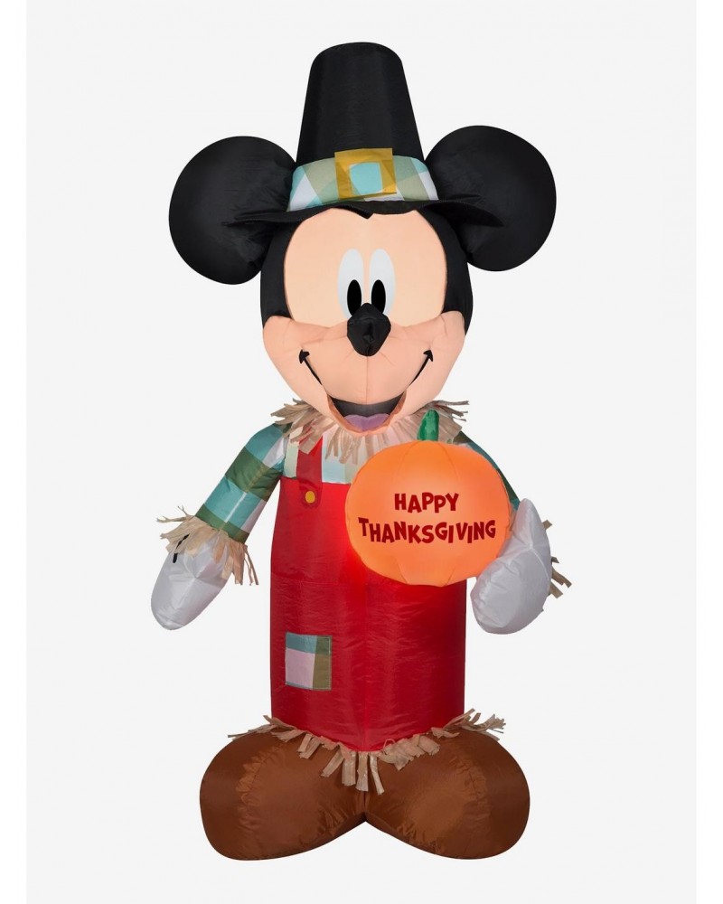 Disney Mickey Mouse Thanksgiving Pumpkin Inflatable Décor $20.87 Décor