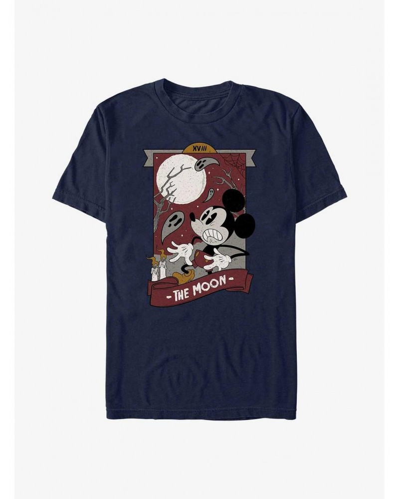 Disney Mickey Mouse The Moon Tarot Card T-Shirt $6.50 T-Shirts